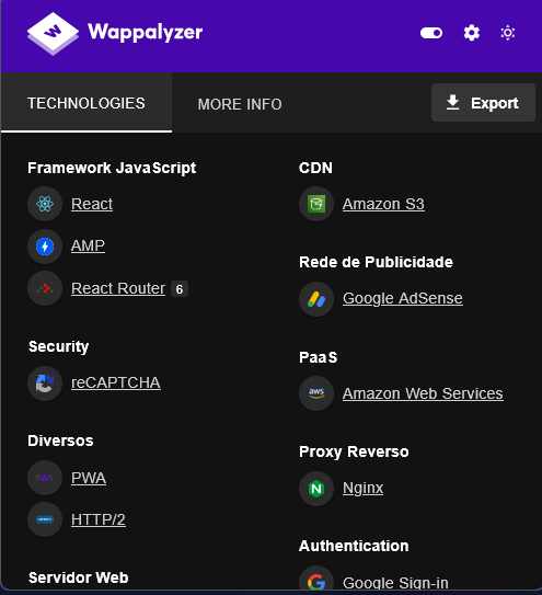 wappalyzer